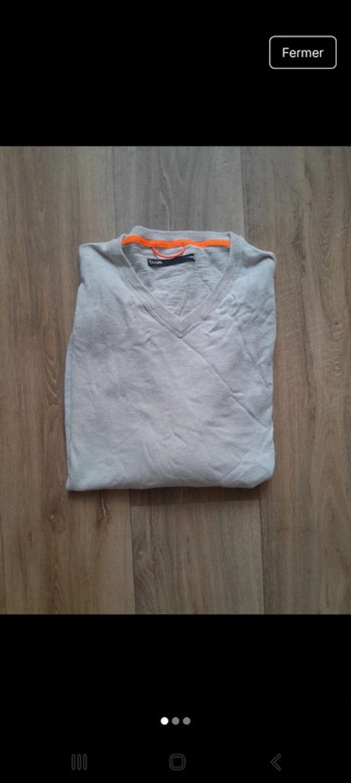 Pull col V Jules -taille 44-XXL 💞 - photo numéro 3
