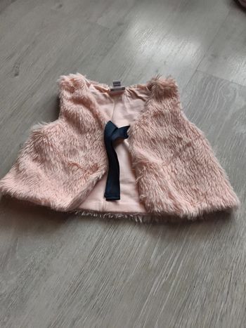 Gilet sans manche rose