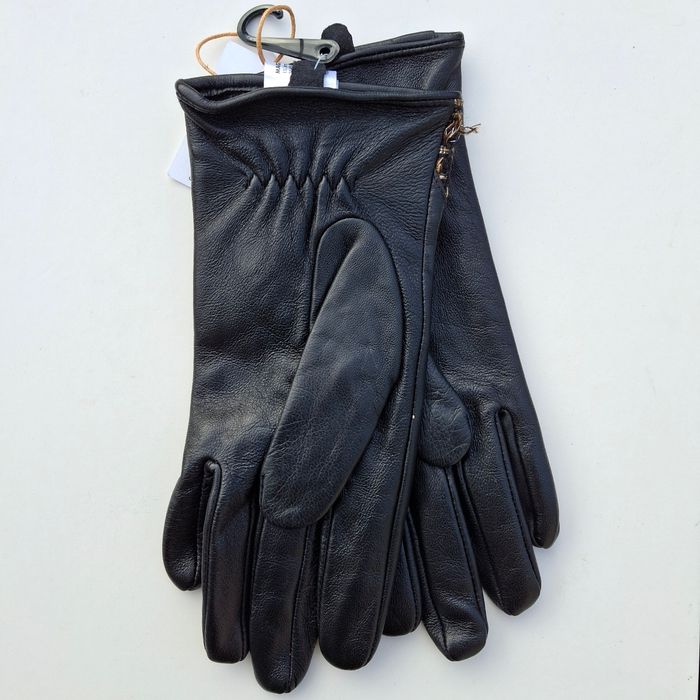 Paires de Gants En Cuir Neuf Noir Patrice Bréal - photo numéro 2