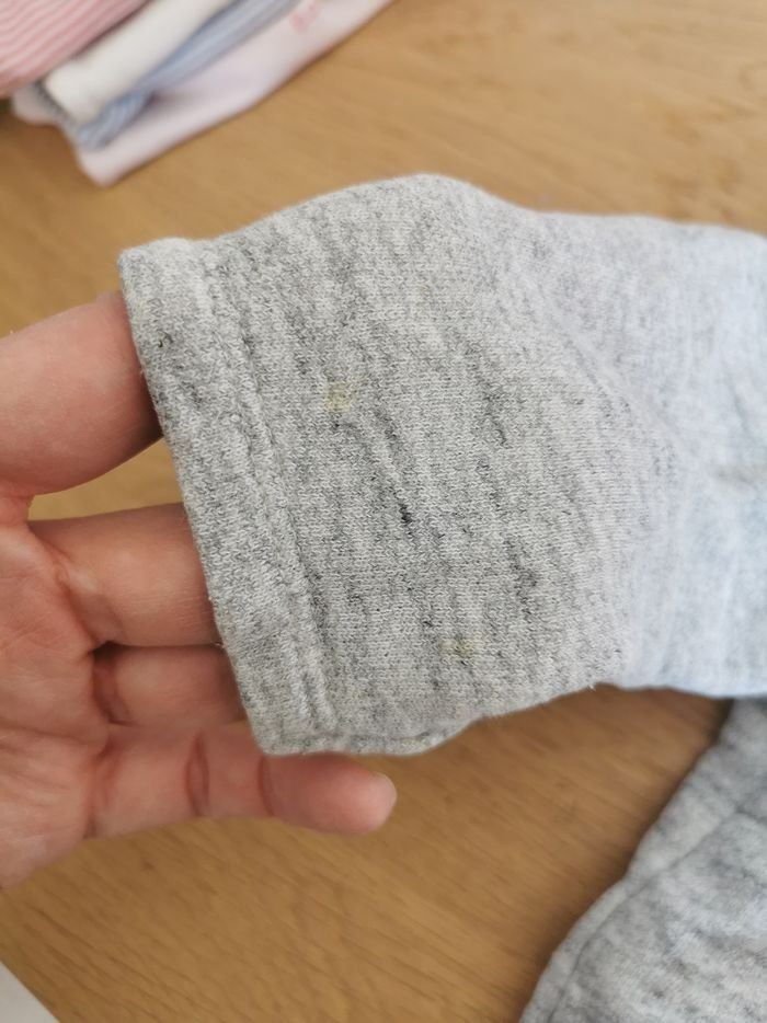 Veste chic bébé en coton gris 12mois petit bateau - photo numéro 5