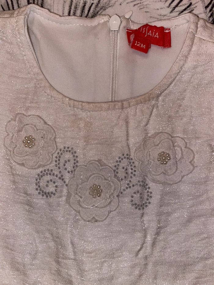 Robe à reflets irisé m, taille 12 mois, marque Tissaia. - photo numéro 3