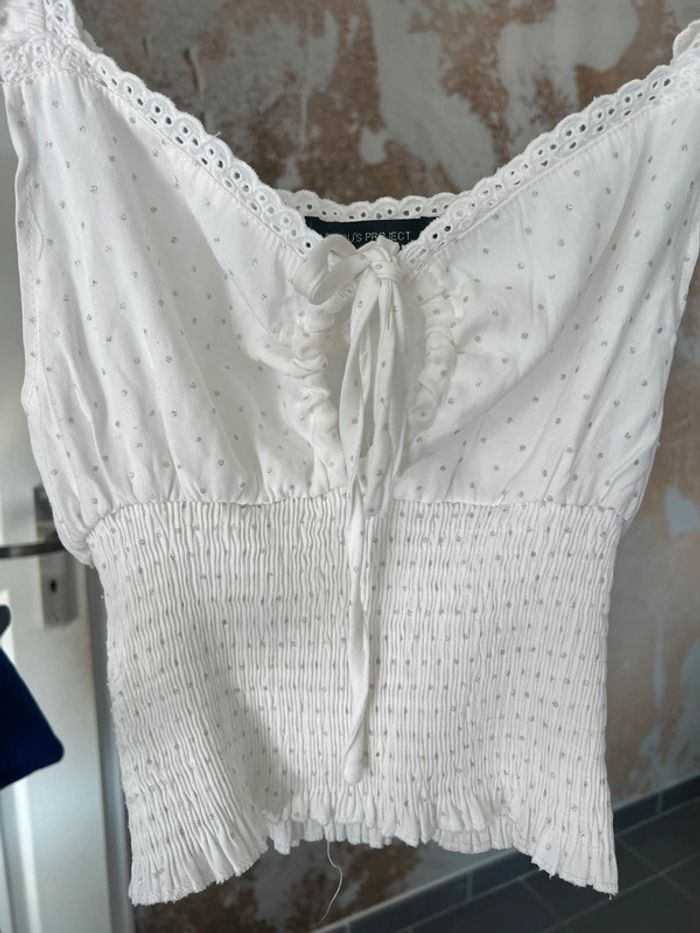 Crop top blanc - photo numéro 2