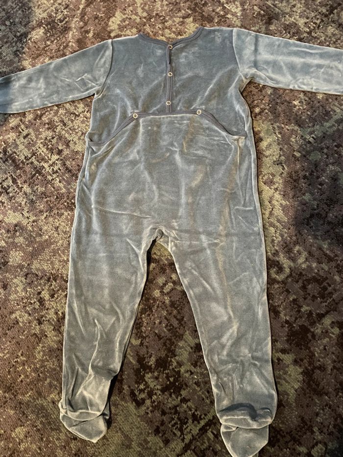 Pyjama velours 24 mois Petit Bateau - photo numéro 3
