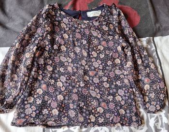 T-shirt leger à fleurs