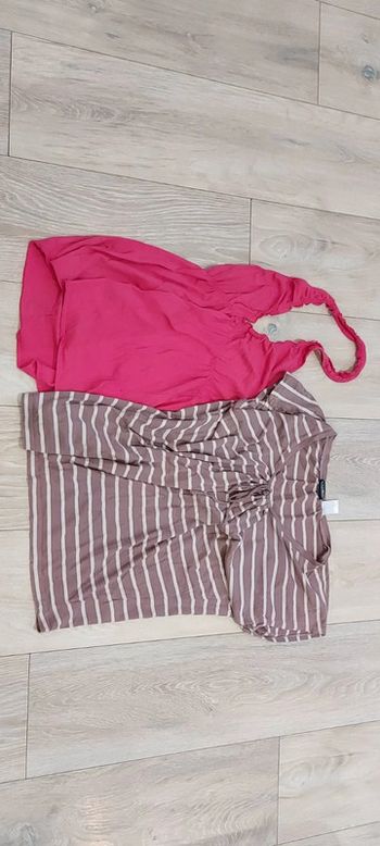 2 t shirt léger femme, taille 40/42