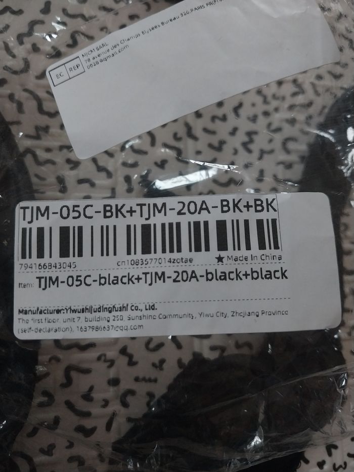 Lot bonnet satin + durag velours noir – protection cheveux - photo numéro 5