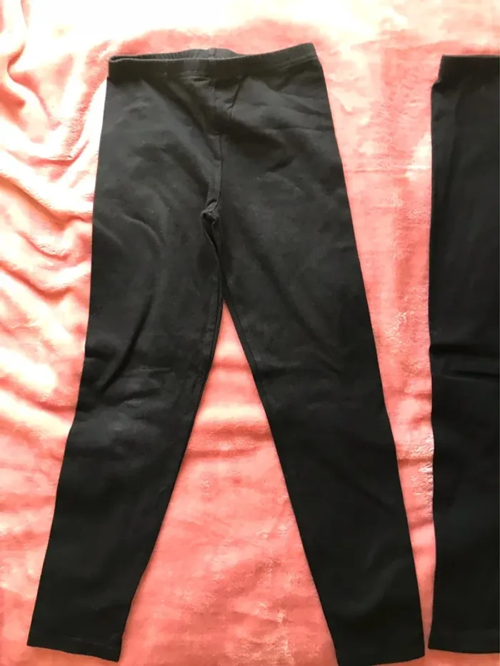 Lot de 2 leggings noires 8 ans - photo numéro 6