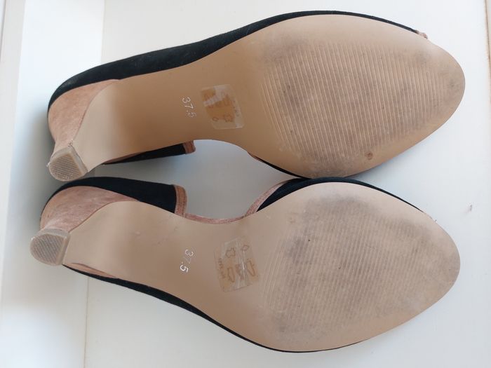 Chaussures ouvertes Emilie Karston noir & beige pointure 37,5 - photo numéro 5