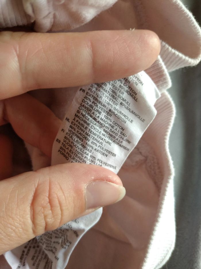 Gilet zippés avec capuche Fille 9/12 mois Snoopy H&M - photo numéro 9