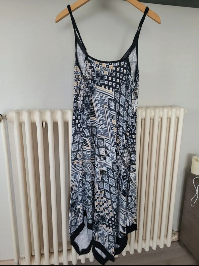 Robe asymétrique bretelles camaïeu - photo numéro 2