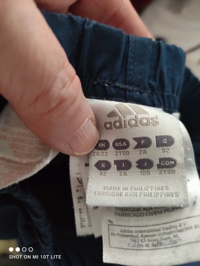 Pantalon bleu Adidas - photo numéro 4