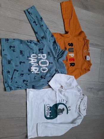 3 t-shirt manches longues