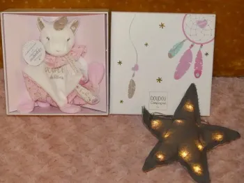 Doudou plat licorne abracadabra Doudou et compagnie 🦄Neuf