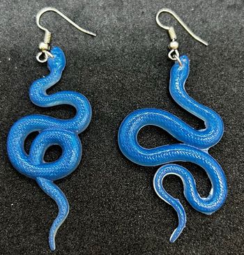 Boucle d’oreille serpent