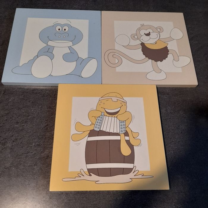 Lot de trois cadres decoratif