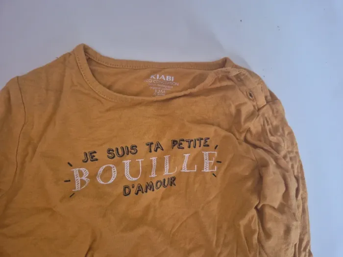 T-shirt à manches longues 12 mois - photo numéro 2