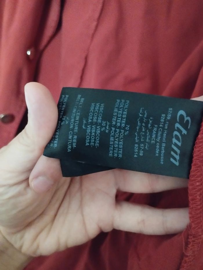 Veste terracotta Etam 44 - photo numéro 8