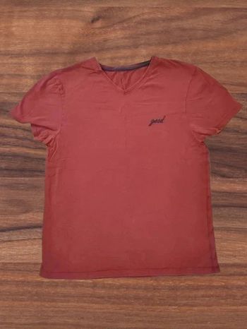 T-shirt homme taille M bordeaux