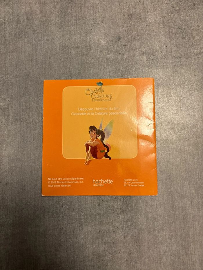 Livre Disney clochette et la créature légendaire, l’histoire du film - photo numéro 3