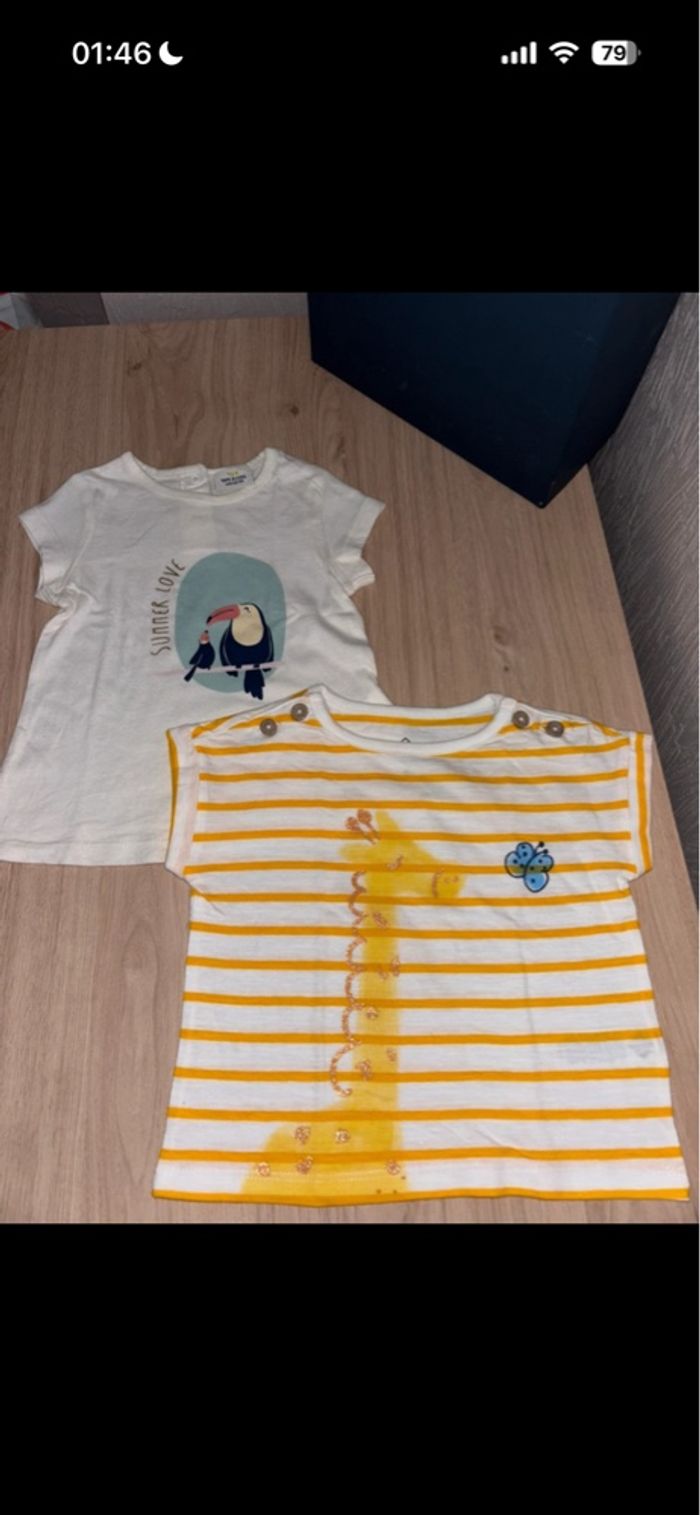 Lot 2 t shirt animaux - photo numéro 2