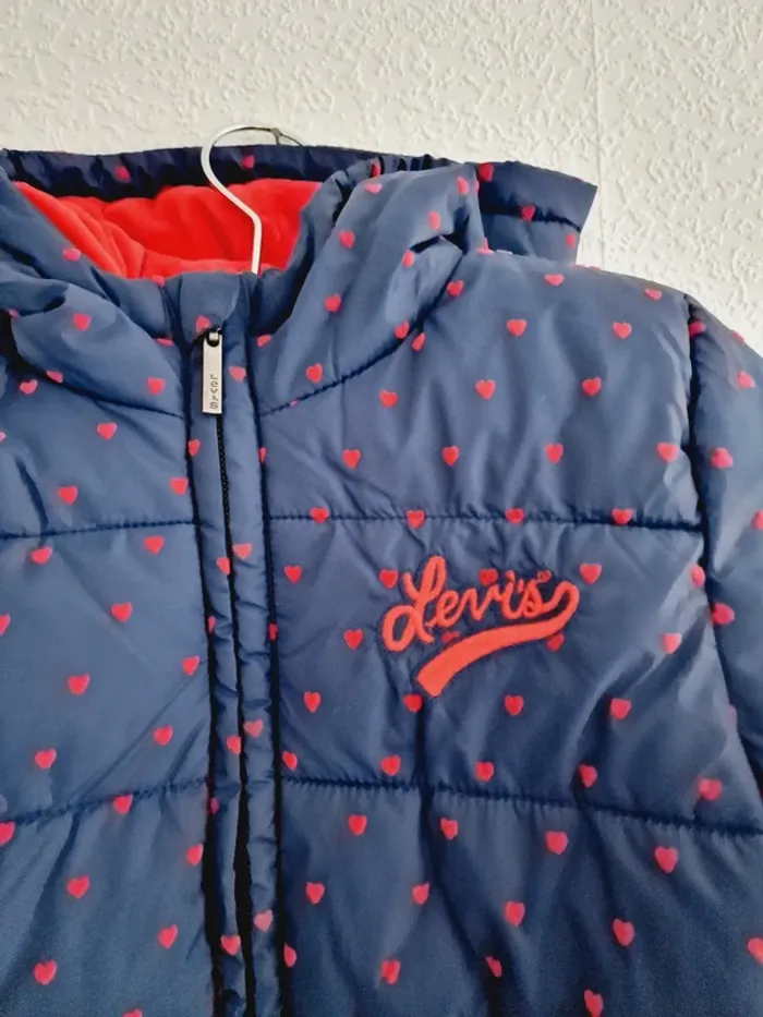 Levi's - Doudoune / veste / manteau doublé polaire, manches longues avec capuche - Neuve ! (3 ans) - photo numéro 3