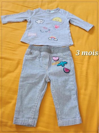 Joli ensemble 3 mois Tex