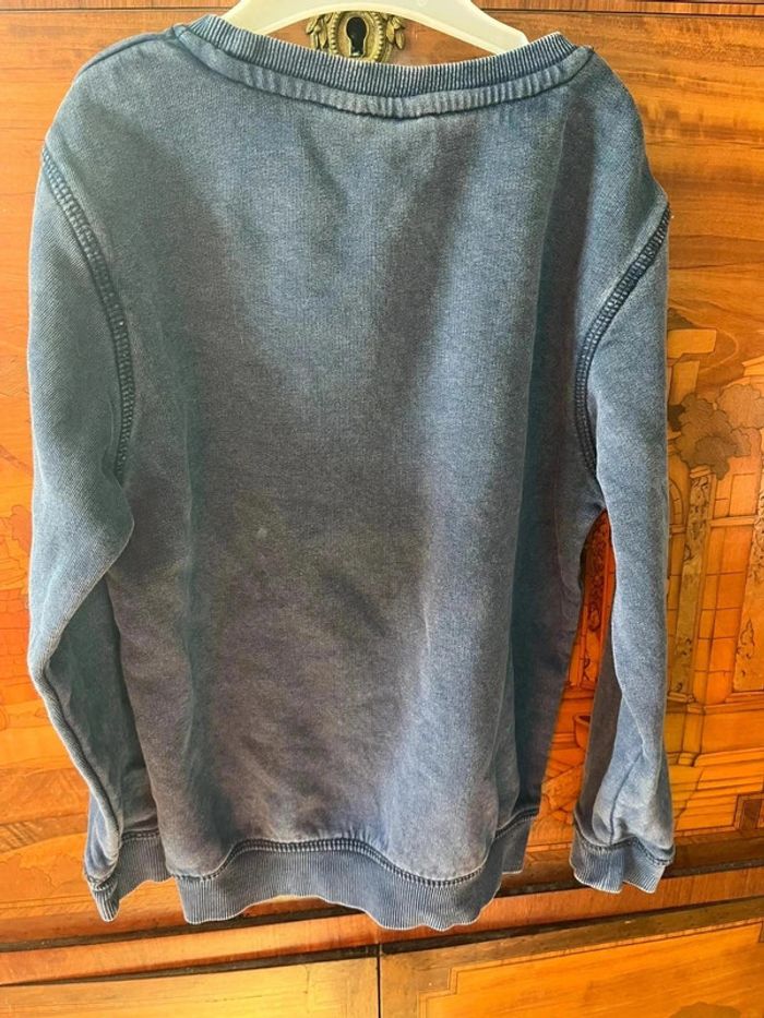 Sweat pepperts 4-6 ans bleu chiné - photo numéro 4