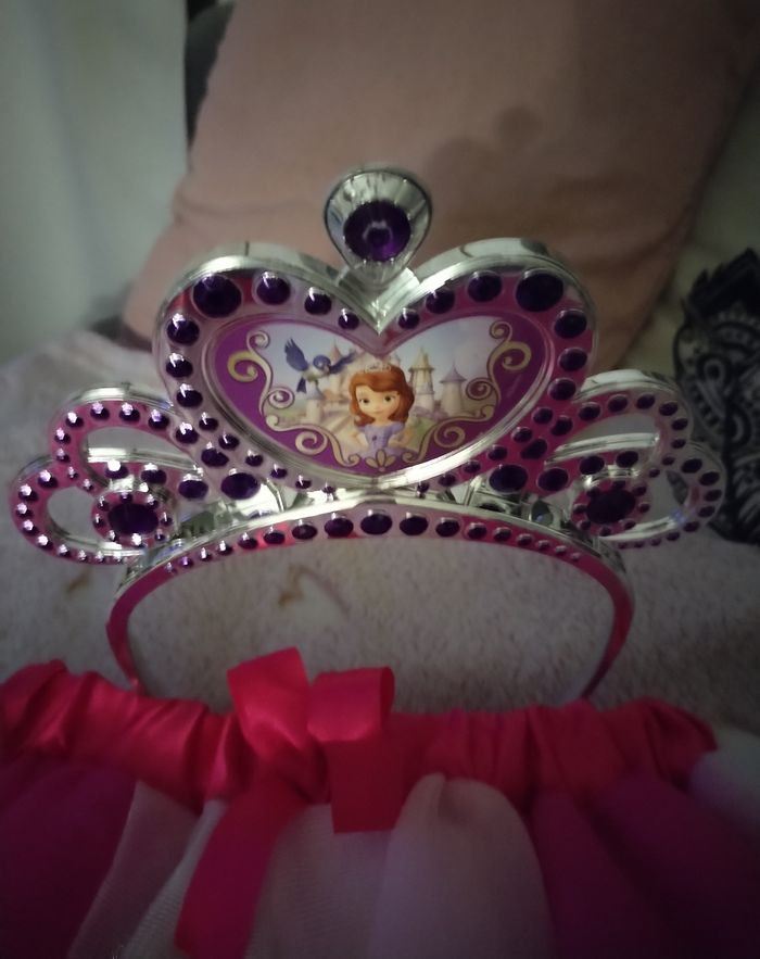 Déguisement jupe de Princesse neuve 4/6 ans + une couronne offerte - photo numéro 8
