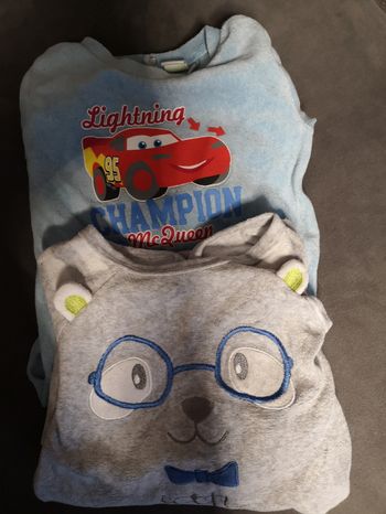 Lot de 2 pyjamas hiver 18 mois