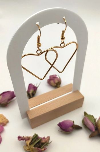 Boucles d'oreilles coeur