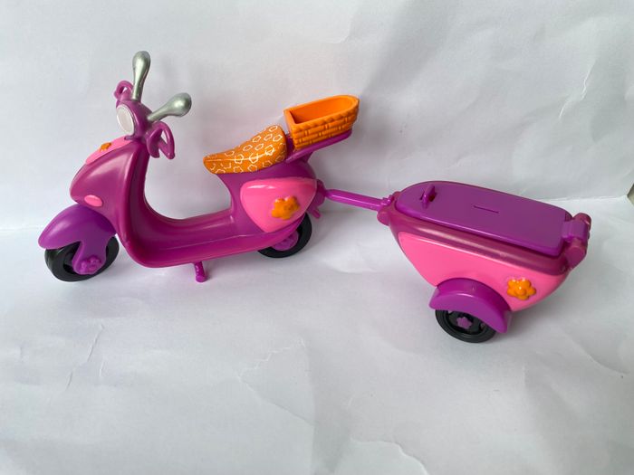 Polly pocket scooter + remorque 2002 - photo numéro 2