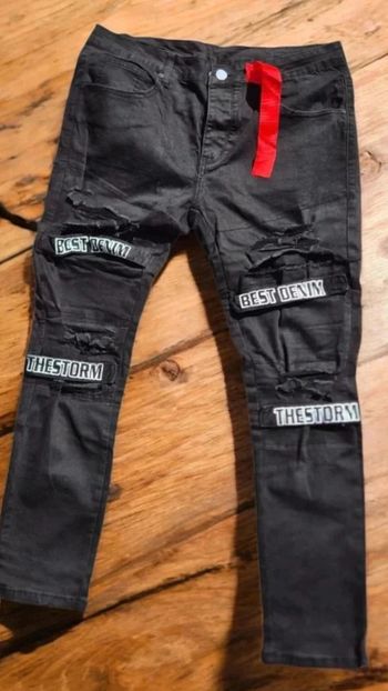 Jeans noir homme  🌹 w32/46 🌹