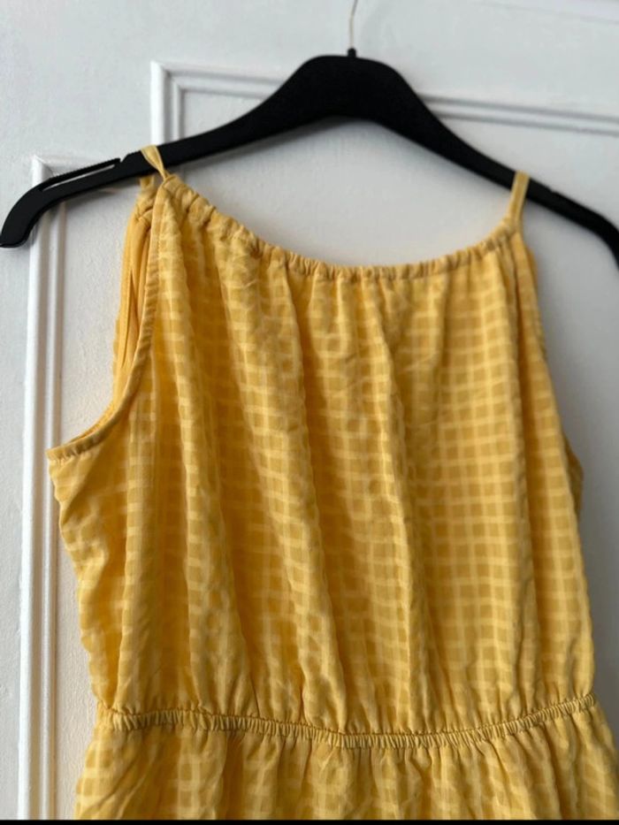 Robe midi sans manches dos nu jaune taille 46 Creeks - photo numéro 2