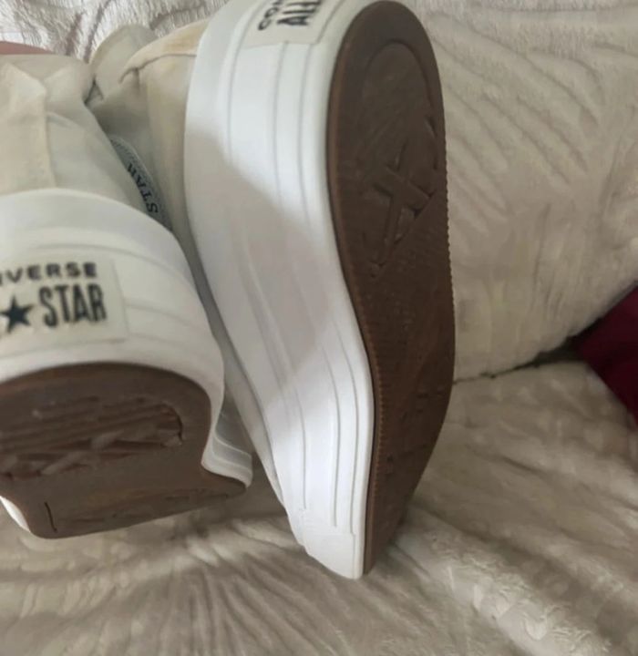 Basket converse haute blanche - photo numéro 5