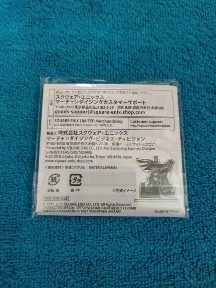 Final Fantasy VII remake mini acrylic stand Cloud - photo numéro 3