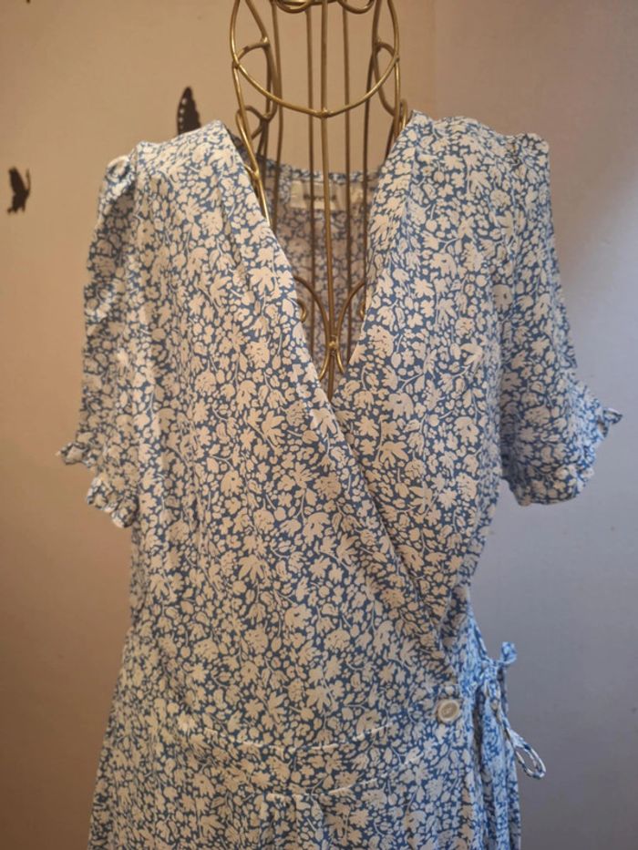 Robe fleurie cache coeur - photo numéro 2