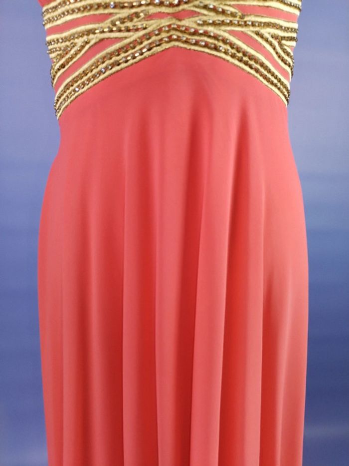 Longue robe rose cocktail -
Taille L/XL - photo numéro 4