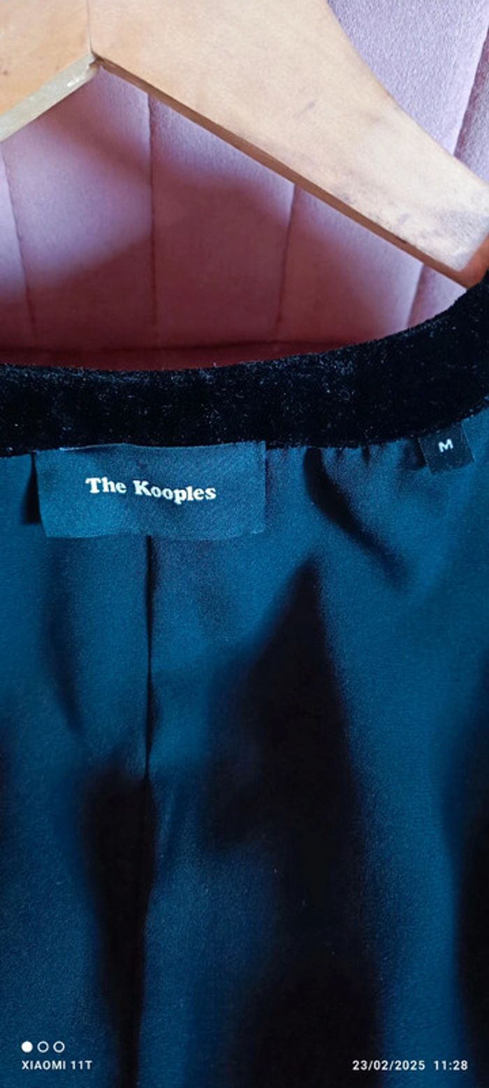 Robe noire et rouge imprimé pois taille M the kooples - photo numéro 9