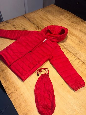 Doudoune rouge légère