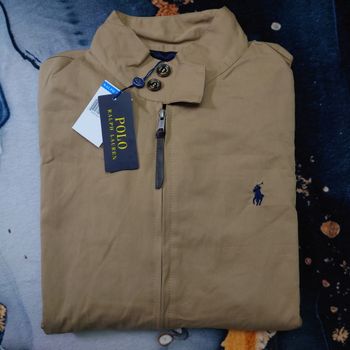 Veste Polo Ralph Lauren Homme Taille M – Marron – Zip – Neuve