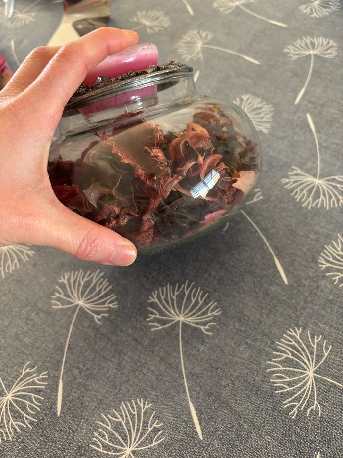 Pot pourri en étain - photo numéro 6