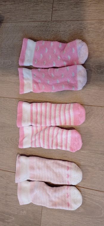 Lot de 3 paires de chaussettes taille 19-22