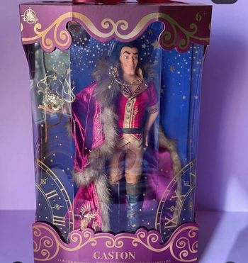 Poupée Gaston La Belle et la Bête Fashionably Late Midnight Masquerade Limited Designer Limitada