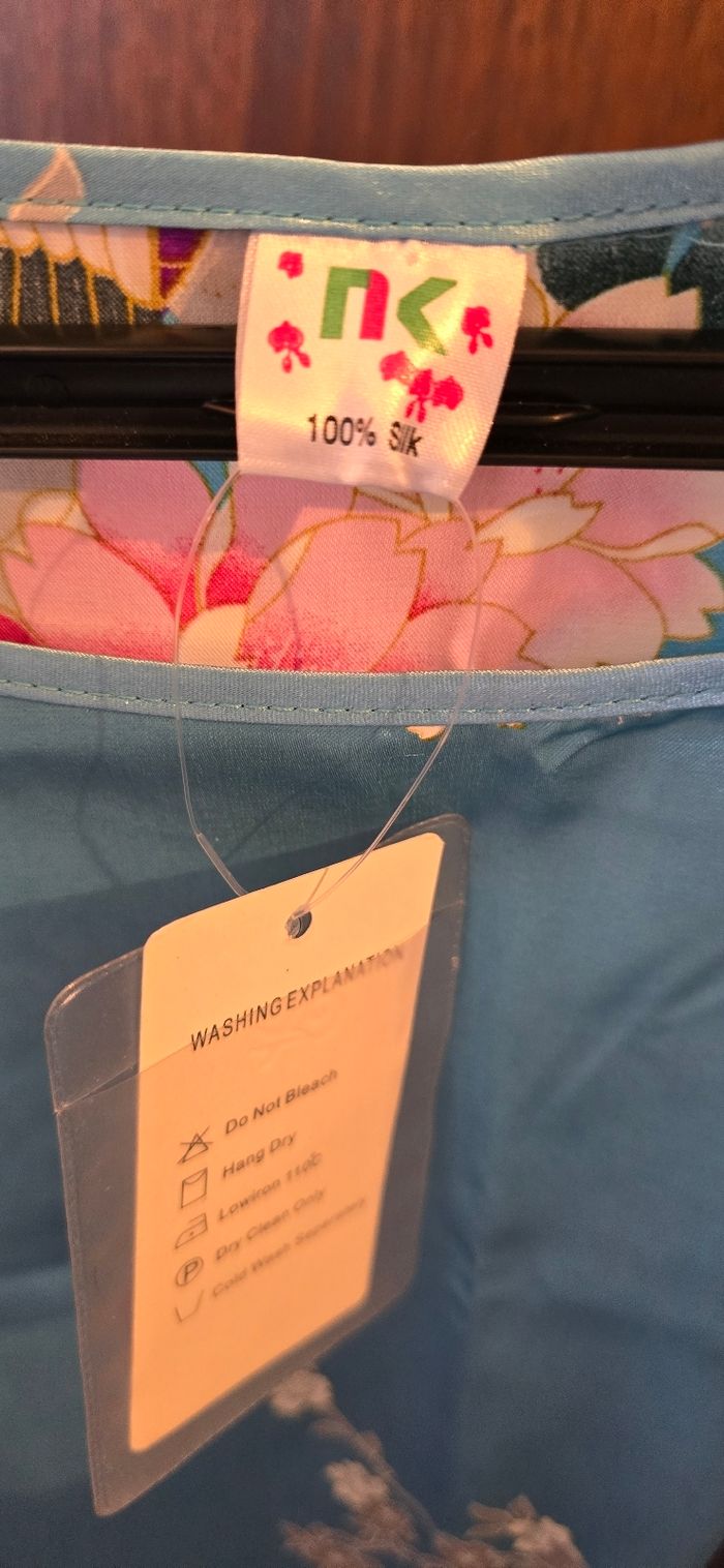 Longue robe en soie - photo numéro 3