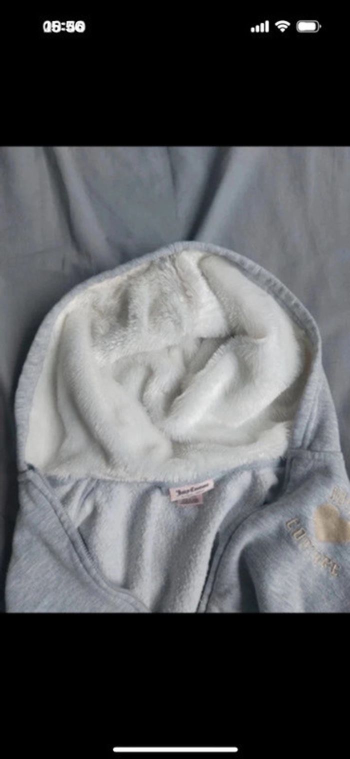 Veste avec capuche Juicy Couture taille 8 / 10 ans - photo numéro 4