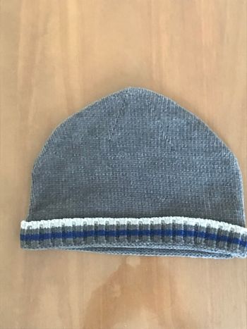 Bonnet gris 4 ans