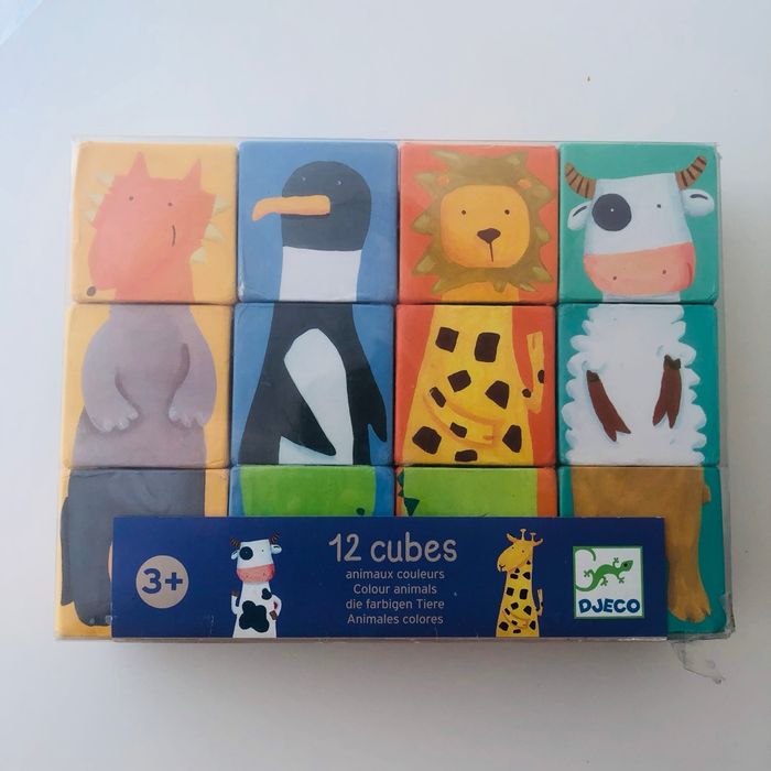 12 Cubes animaux Djeco - photo numéro 2
