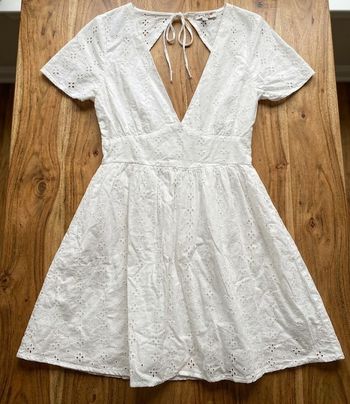 Robe Blanche Broderie – Jennyfer – Taille S