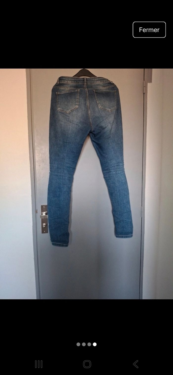 Jeans taille haute taille 38 - photo numéro 4