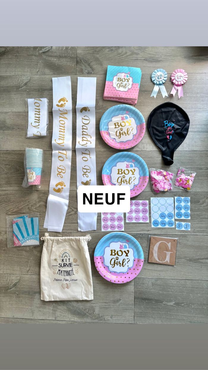 Décorations gender reveal